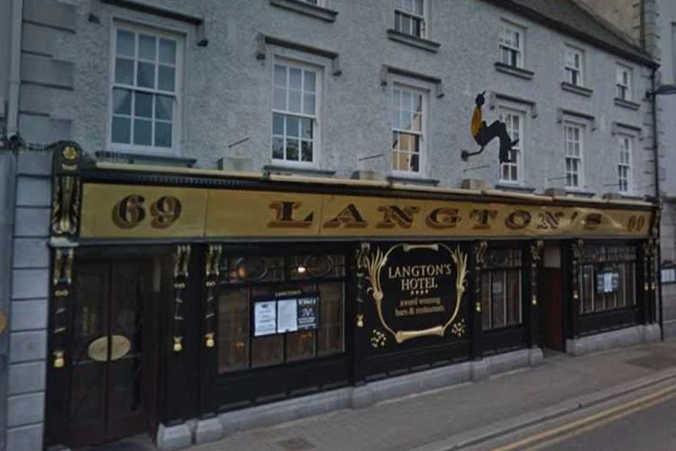 Image of the outside of Langtons Hotel in Kilkenny